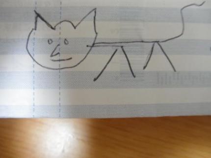 クリスチャンの描いた猫