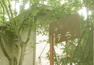 森のテラス看板