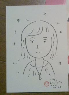 20121001.ゆうじくん作似顔絵