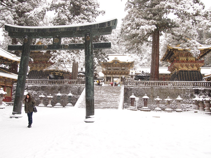 雪の東照宮