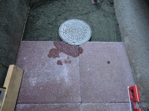 レンガ敷き基礎編8
