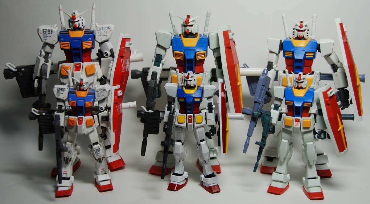 Gff Rx 78 Vs Others 1 144 1 100 比較 ガンダミーな生活 The Gundamy Life