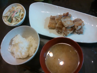 れんこん巻き定食