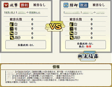 合戦状況報告書 詳細9 - 戦国IXA