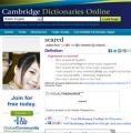 Cambridge Dictionaries Online