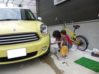 車あらい1