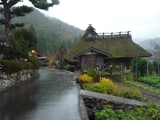 012,11,17,美山、民俗資料館西遠景、P1030889