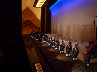 012,12,19、せんぐう館内部遷御の儀模型、伊勢神宮外宮、P1040056