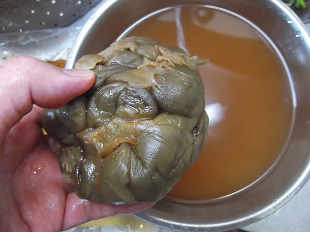 洗ったザーサイ