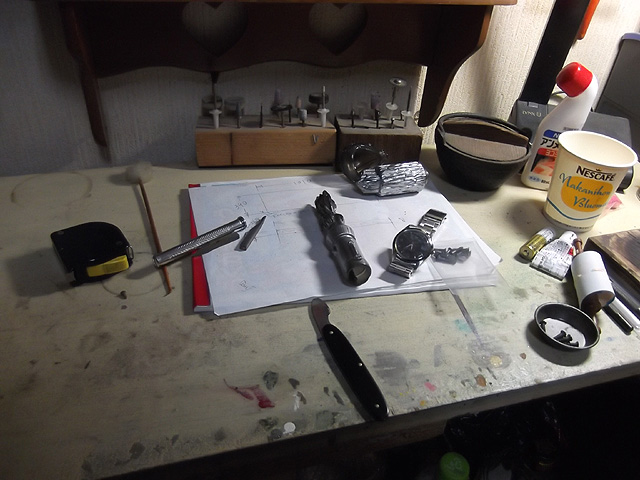 今の作業台