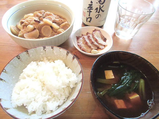 朝の酒事
