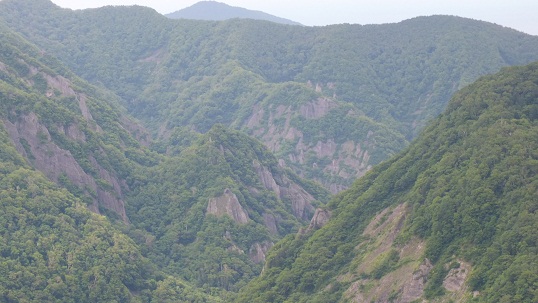 当丸峠からサカサ沢