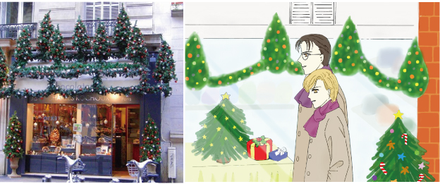 Xmasの街メイキング