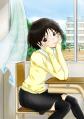 窓際の一番後ろ