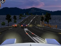 一人称視点の夕暮れドライブゲーム Dusk Drive ひといきゲーム 無料ブラウザゲーム フラッシュゲーム