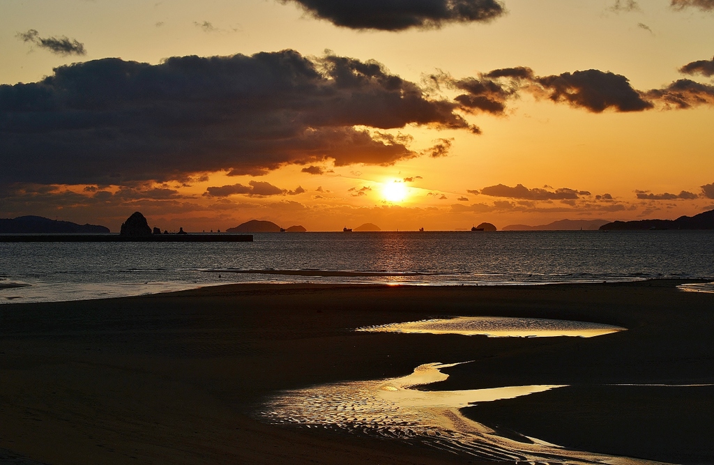 だるま夕日を撮りに行ったが