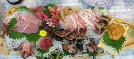 豪華な夕食