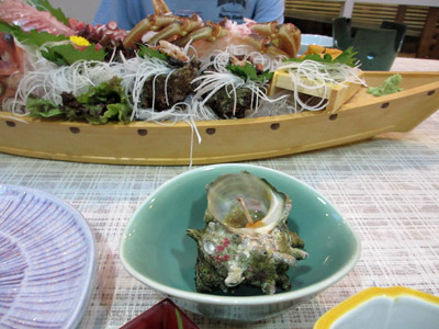 サザエの壷焼き
