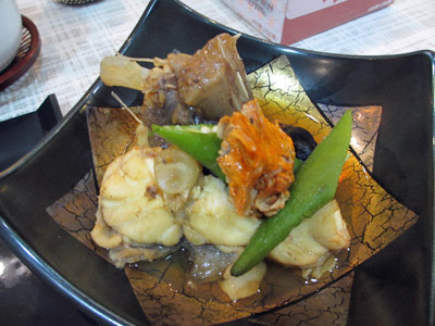 豪華な夕食