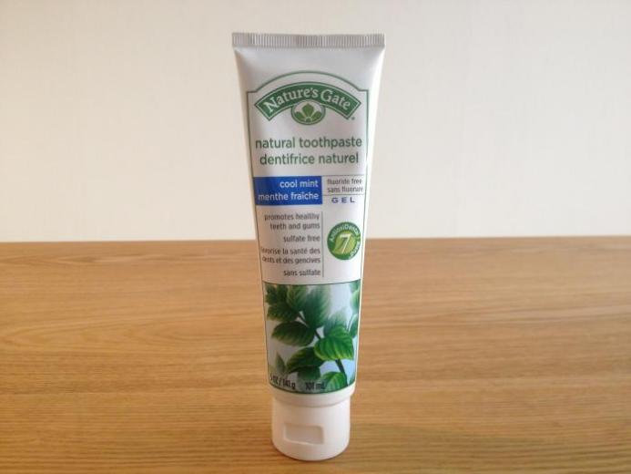 Nature's Gate, Natural Toothpaste, Cool Mint Gel, Fluoride Free, 5 oz (141 g)