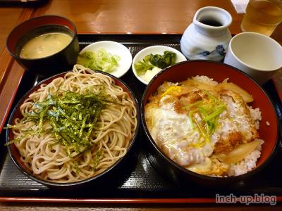 そばとカツ丼定食