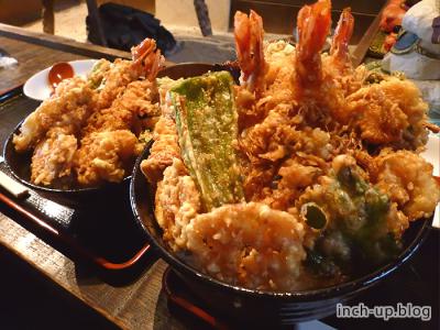 高半の天丼を比較