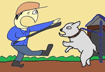 吠える犬