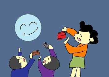 満月の夜にはフリフリ