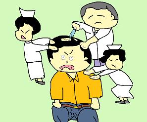 円形脱毛症