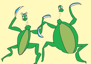カマキリの決闘4