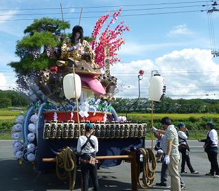 川口秋祭りの山車