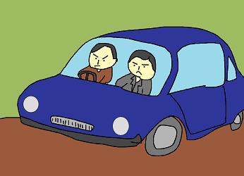 怪しげな車