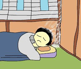 隙間雪