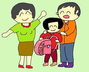 入学のランドセル