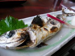 トビウオの塩焼き