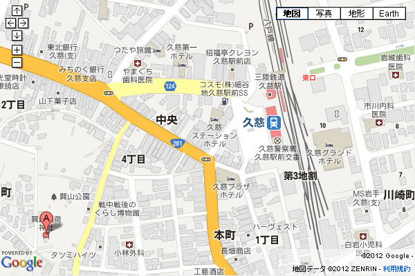 巽山稲荷神社map