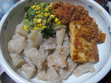 チキンステーキのボロネーゼこんにゃく