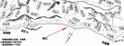 新編武蔵多磨郡正保図より