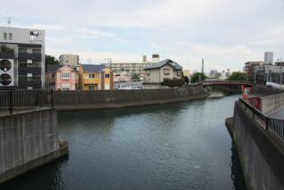 今井川→帷子川合流地点