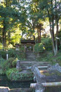 鎌倉道(戸塚):浄智寺門前