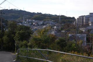 浦賀道(戸塚):伝馬場坂上から降りてきた方角を見る