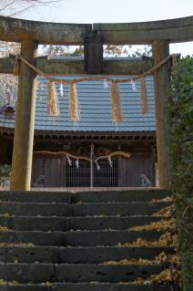 上山口・杉山神社:鳥居