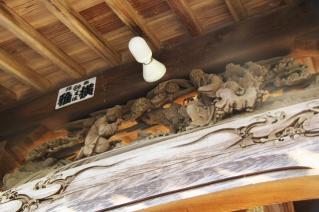 浦賀:為朝神社の彫刻