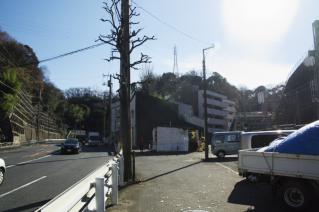 浦賀道(金沢):船越付近に横たわる尾根