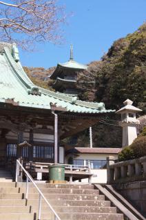 龍口寺本堂と五重塔