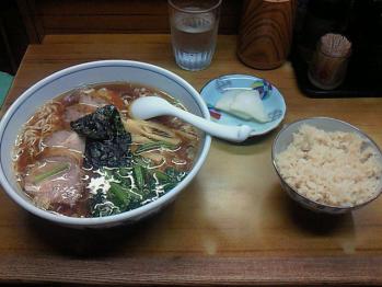 まるいちチャーシューメン定食