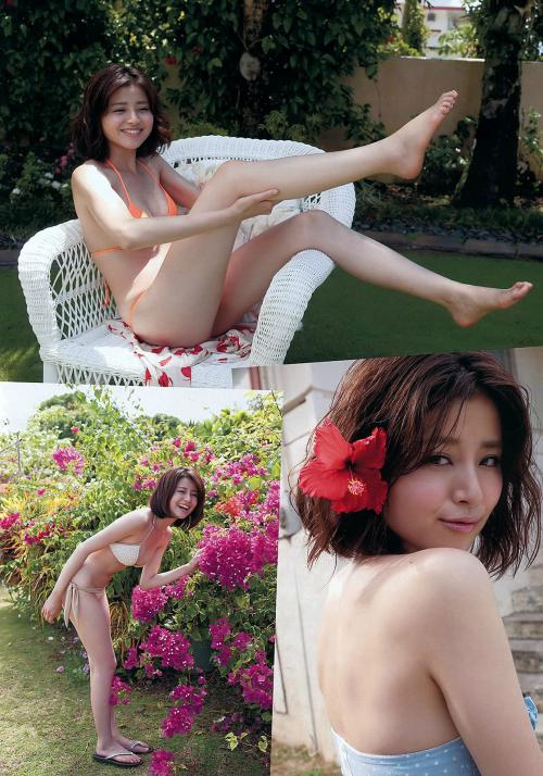 豊満ビキニ 鈴木ちなみの水着グラビア画像