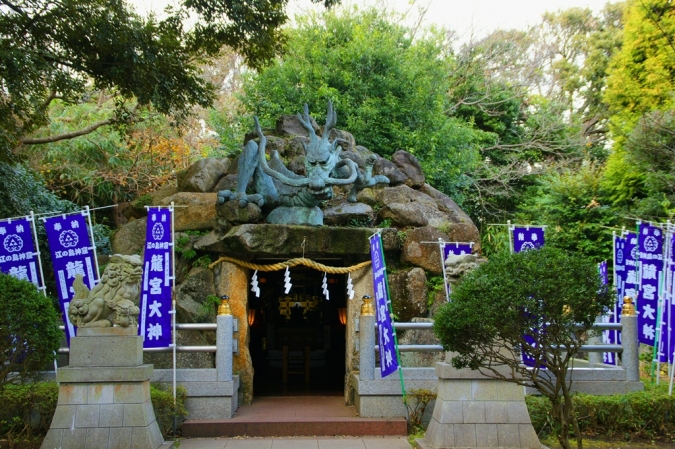 写真日記 かーず君のちょいドラ徒然日記 龍宮大神 江の島