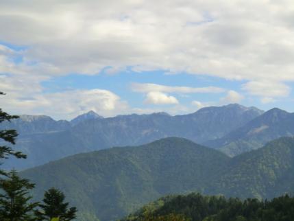 三角点から大日、剣、立山方面