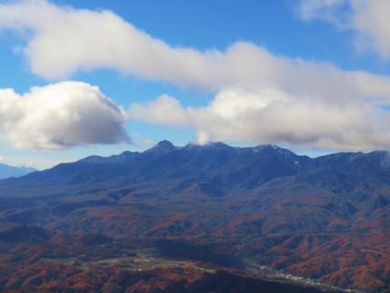 赤岳、雲がとれた